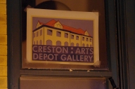 The Restored Depot is the home of the Creston City government and an art gallery.